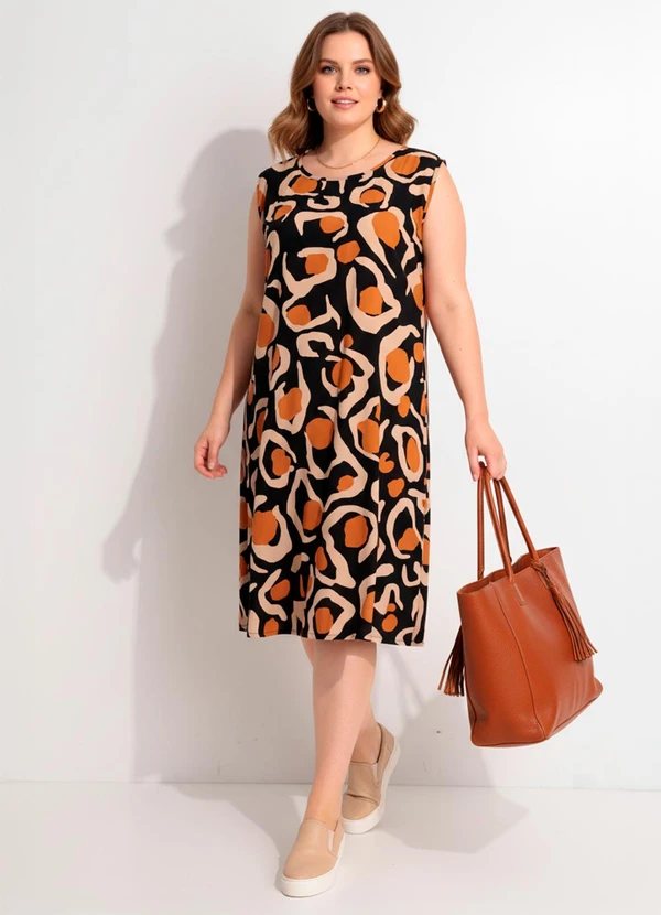 Marguerite - Vestido Oncinha Viscose Plana 4