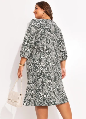 Marguerite - Vestido Paisley em Malha de Viscose - MARGUERITE