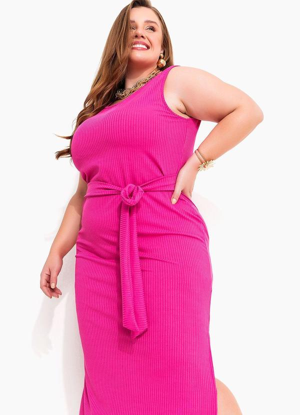 Marguerite - Vestido Pink em Canelado 6