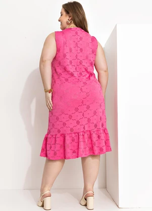 Marguerite - Vestido Pink em Malha Laise - MARGUERITE