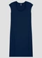 Cereja Rosa - Vestido Plus Size em Viscose com Elastano Azul - variação: Azul