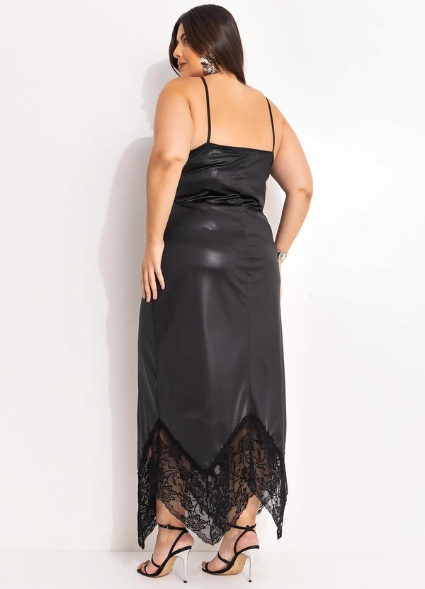 Marguerite - Vestido Preto em Cirrê 3