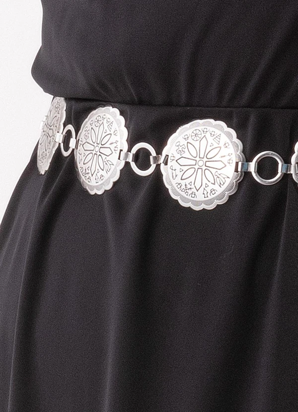 Marguerite - Vestido Preto em Malha de Poliéster e Tule 5