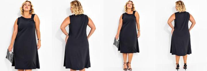 Vestido Preto em Malha Fria