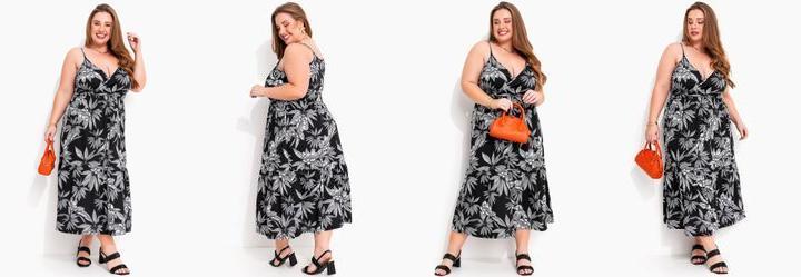 Vestido Preto em Malha