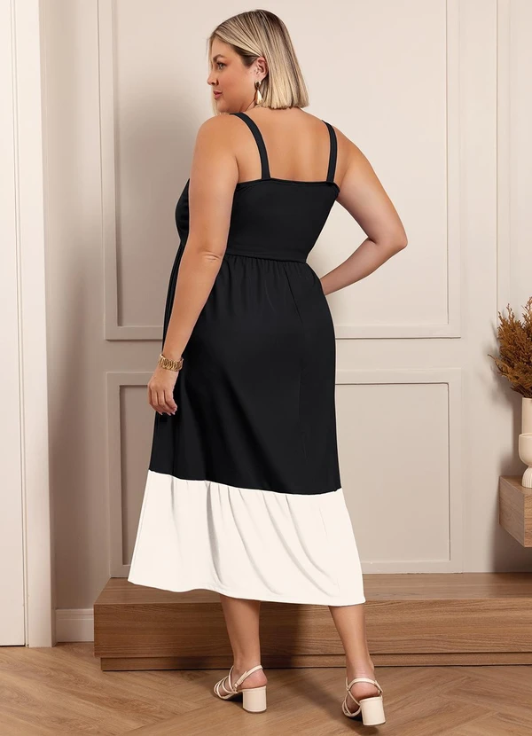 Marguerite - Vestido Preto em Malha