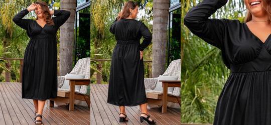 Vestido Preto em Malha