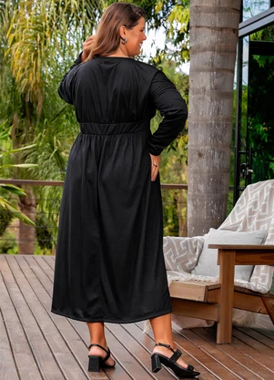 Marguerite - Vestido Preto em Malha - MARGUERITE