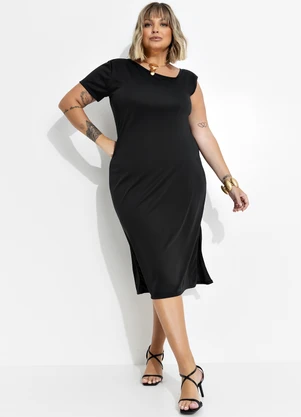 Marguerite - Vestido Preto em Malha - MARGUERITE