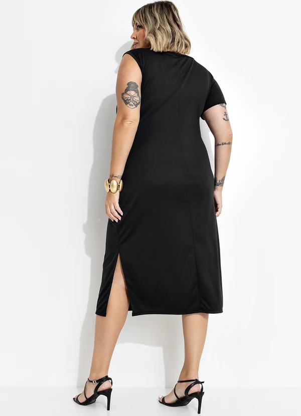 Marguerite - Vestido Preto em Malha 4