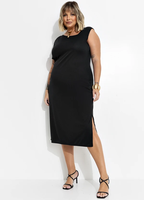 Marguerite - Vestido Preto em Malha 2