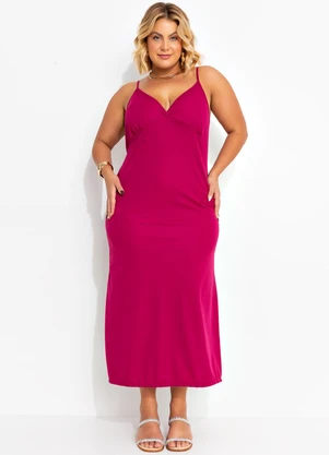 Marguerite - Vestido Púrpura em Malha - MARGUERITE