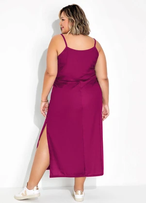 Marguerite - Vestido Púrpura em Malha - MARGUERITE