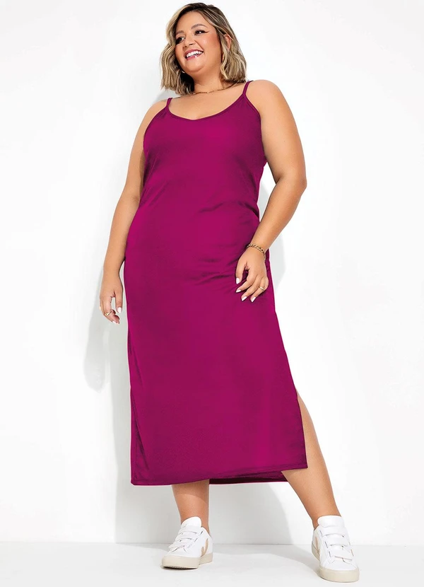 Marguerite - Vestido Púrpura em Malha