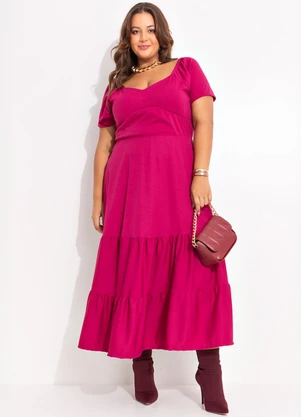 Marguerite - Vestido Púrpura em Malha - MARGUERITE