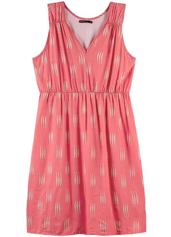 Rezzato - Vestido Season Feelings Plus Size Feminino Rosa 