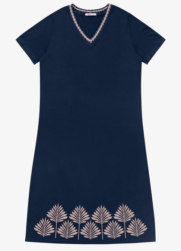 Secret Glam - Vestido Super Midi Plus Size Azul 4