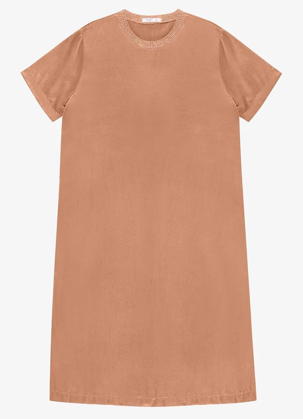 Secret Glam - Vestido Super Midi Plus Size Marrom 5