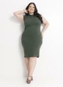 Vestido Verde em Malha
