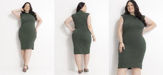 Vestido Verde em Malha