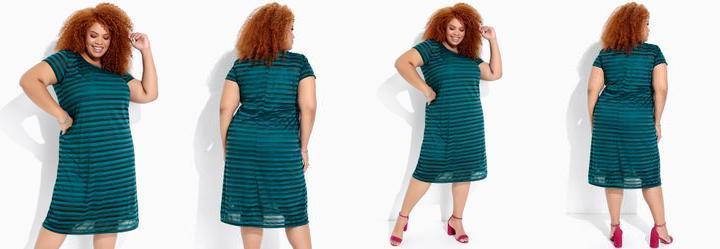 Vestido Verde Escuro em Malha