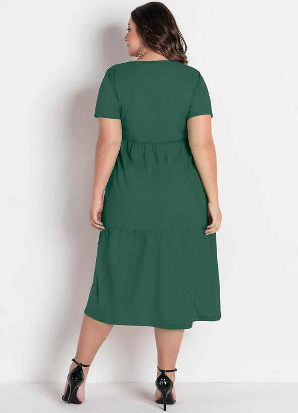 Marguerite - Vestido Verde Escuro em Malha 2