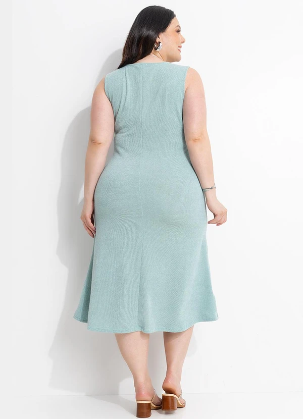 Marguerite - Vestido Verde Menta em Malha Tricô 5