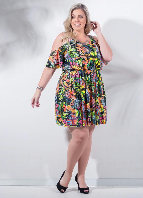 Marguerite - Vestido Ciganinha Estampa Floral Plus Size 4