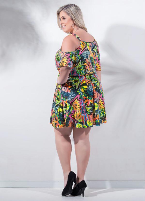 Marguerite - Vestido Ciganinha Estampa Floral Plus Size 5