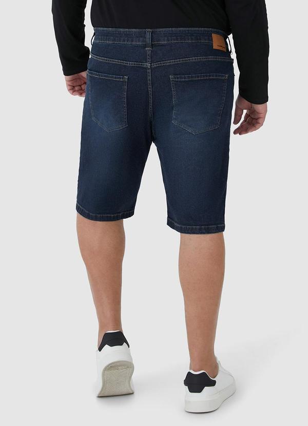 Malwee - Bermuda Slim Jeans Estonada Plus Azul 2