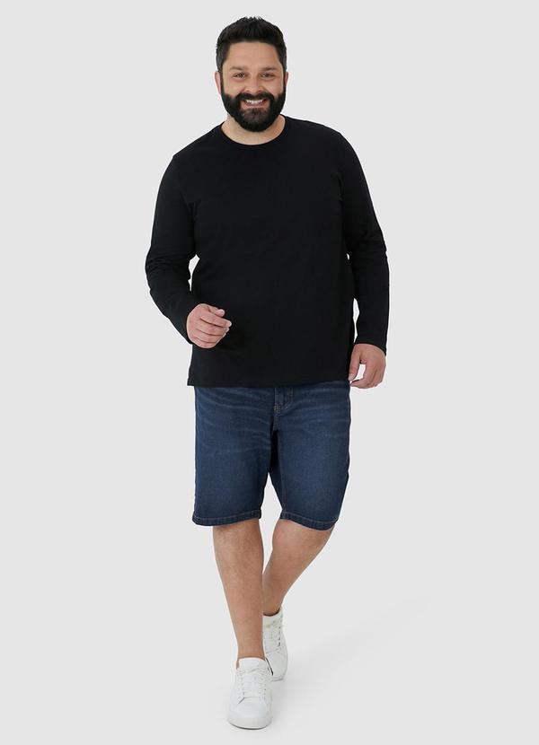 Malwee - Bermuda Slim Jeans Estonada Plus Azul 5