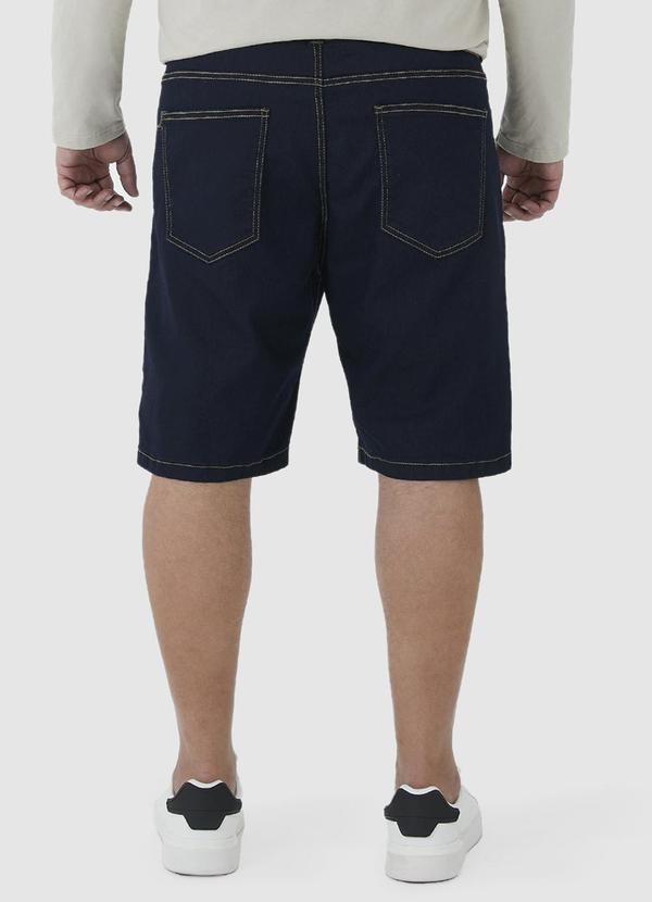 Malwee - Bermuda Tradicional Jeans Plus Azul 2