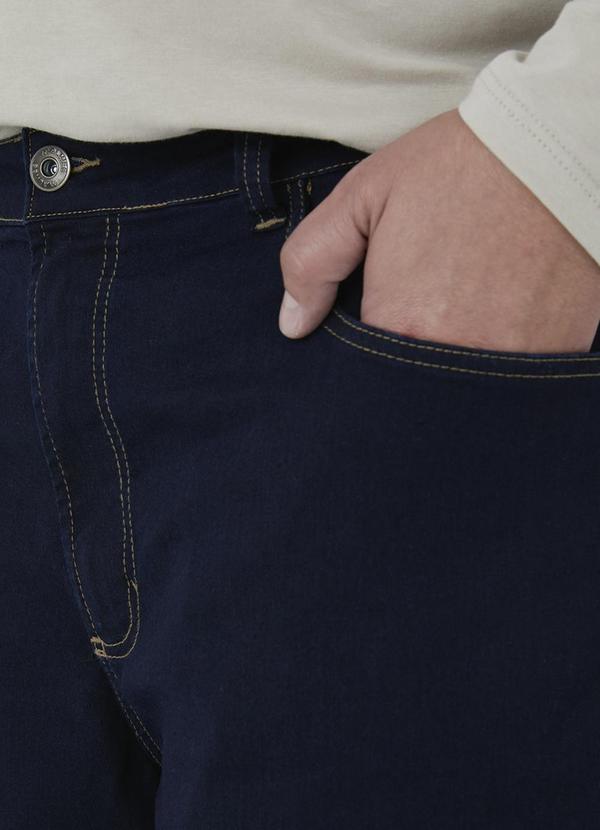 Malwee - Bermuda Tradicional Jeans Plus Azul 3