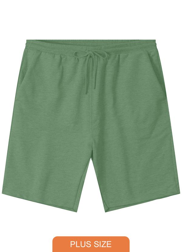 Malwee - Bermuda Verde Menta Tradicional em Moletom