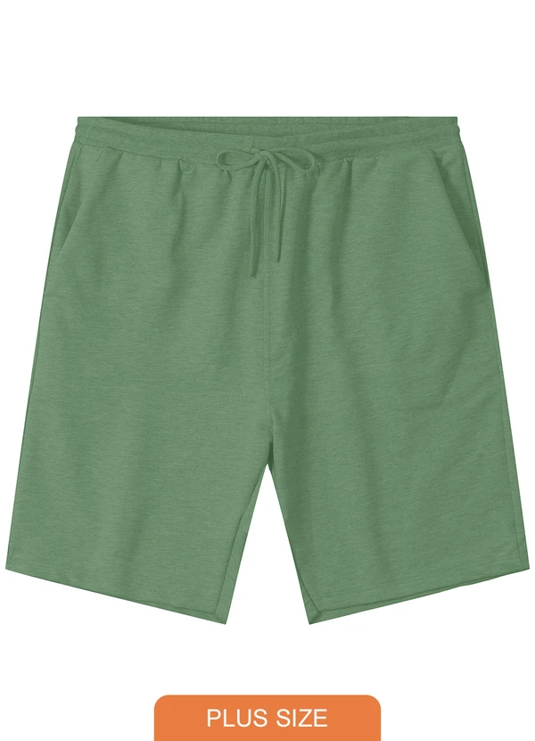 Malwee - Bermuda Verde Menta Tradicional em Moletom