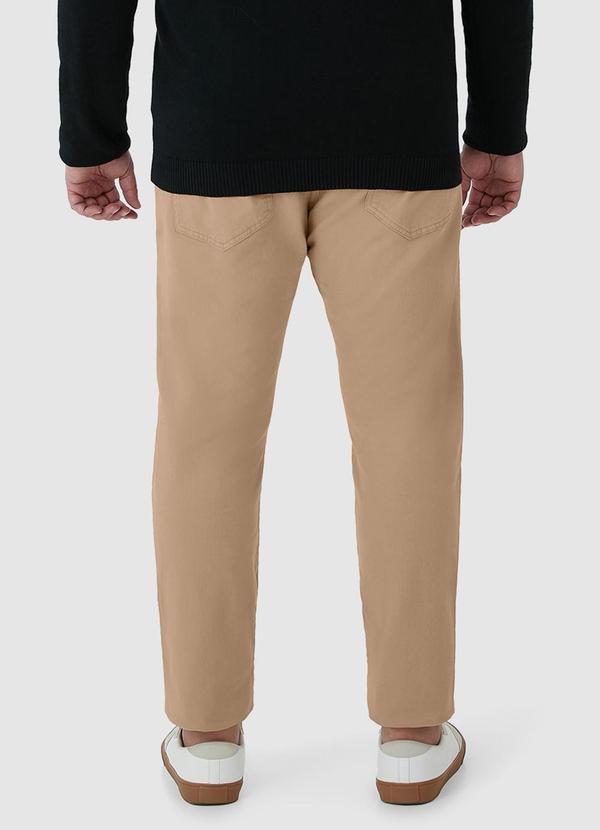 Malwee - Calça Skinny em Sarja Plus Bege 2