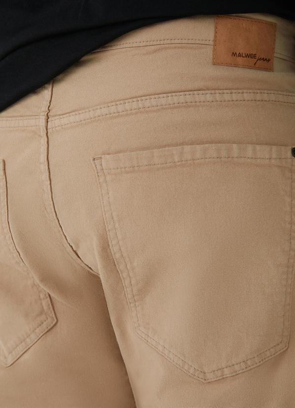 Malwee - Calça Skinny em Sarja Plus Bege 3