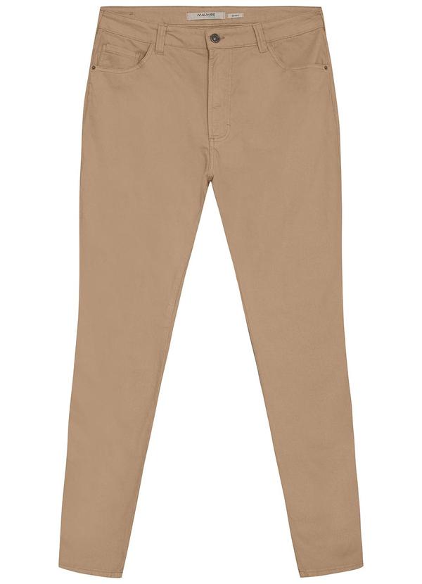 Malwee - Calça Skinny em Sarja Plus Bege 6