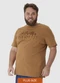 Malwee - Camiseta Cityscape Comfy Touch Plus Bege - variação: Marrom