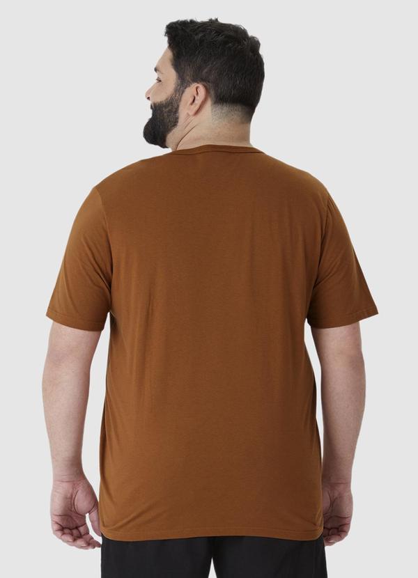 Malwee - Camiseta Mountains Camping Plus Marrom 2