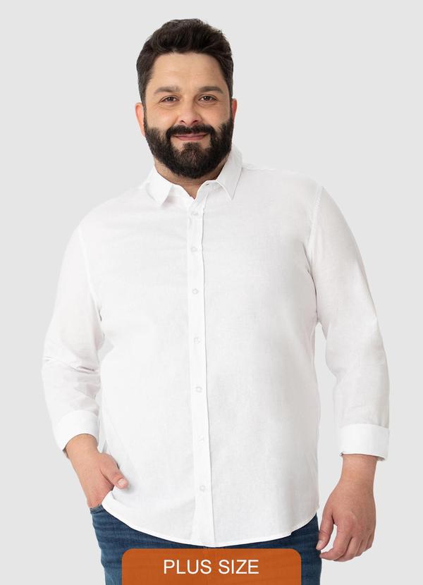 Malwee - Camisa Tradicional em Tricoline Branco