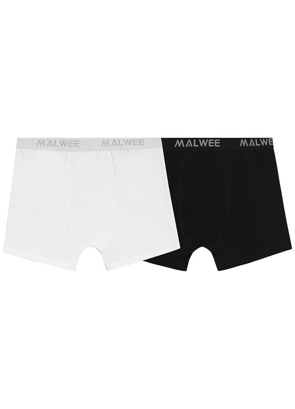 Malwee - Kit de Cueca Boxer Branco