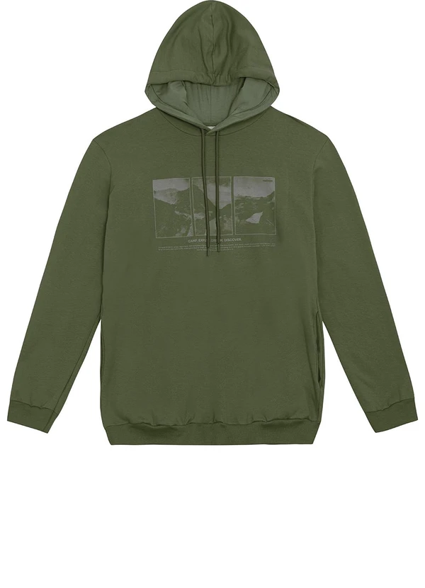 Malwee - Blusão Camp Explore Dream Discover Verde