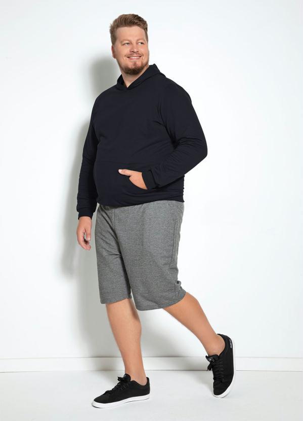 Outlet - Casaco Preto com Mangas Longas Plus Size 3