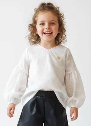 Amada - Bata com Recorte no Peito Bege - AMADA