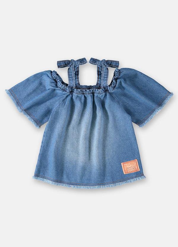 Up Baby - Bata em Jeans Infantil Menina Azul 3