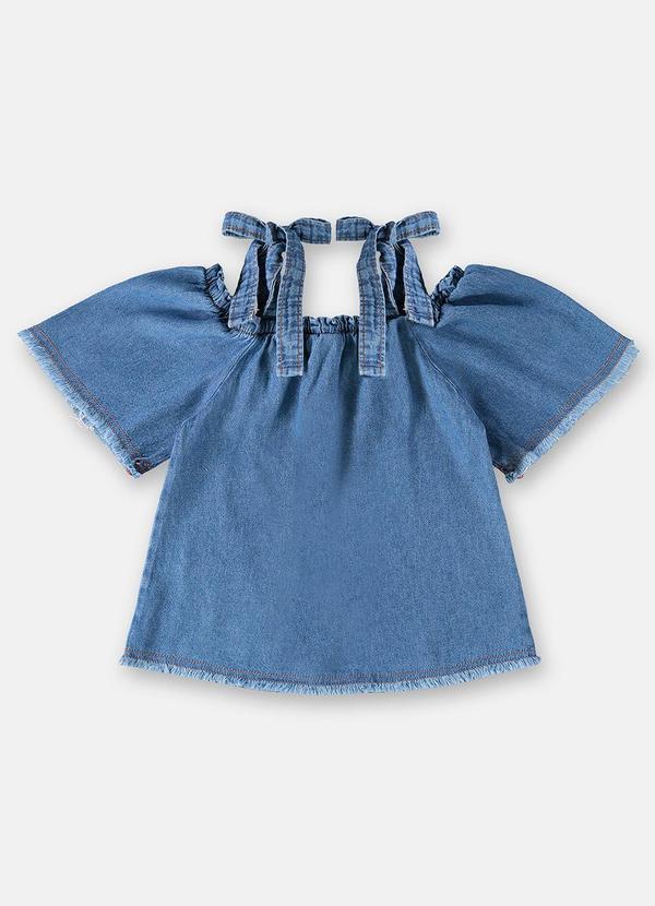 Up Baby - Bata em Jeans Infantil Menina Azul 4