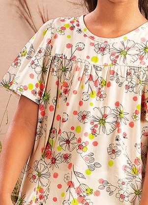 Bugbee - Bata Infantil em Viscose Branco - BUGBEE