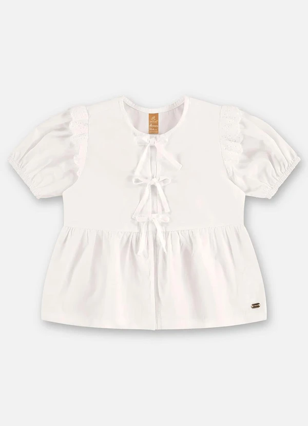 Up Baby - Bata Infantil Finina Algodão Bege 3