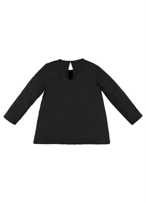 Up Baby - Bata Infantil Menina Meia Malha Preto 2
